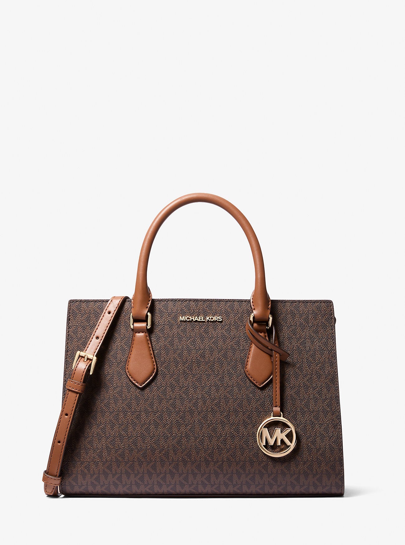 Bolso Satchel Mediano Michael Kors Sheila con Logo - Elegante y Espacioso