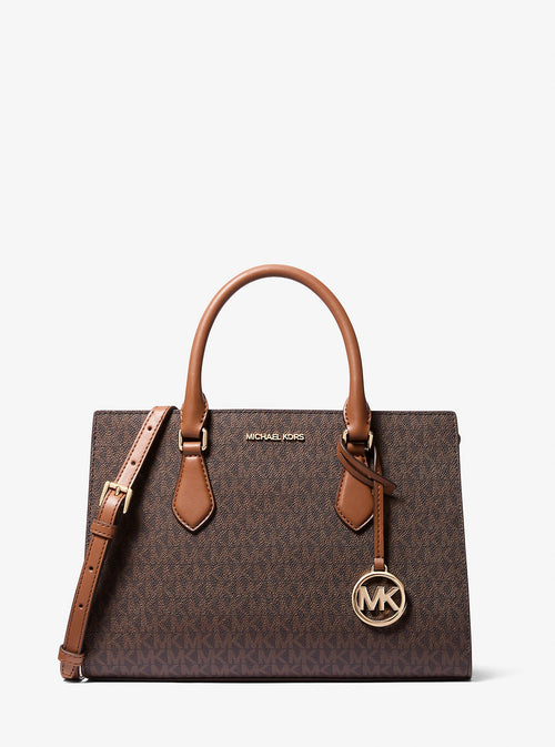 Bolso Satchel Mediano Michael Kors Sheila con Logo - Elegante y Espacioso