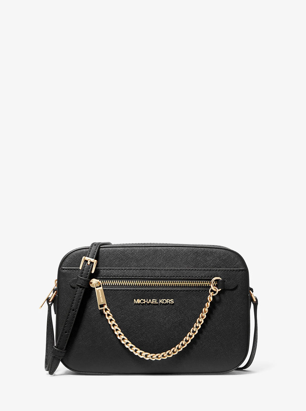 Bolso Crossbody Grande Michael Kors Jet Set en Cuero Saffiano - Elegante y Resistente