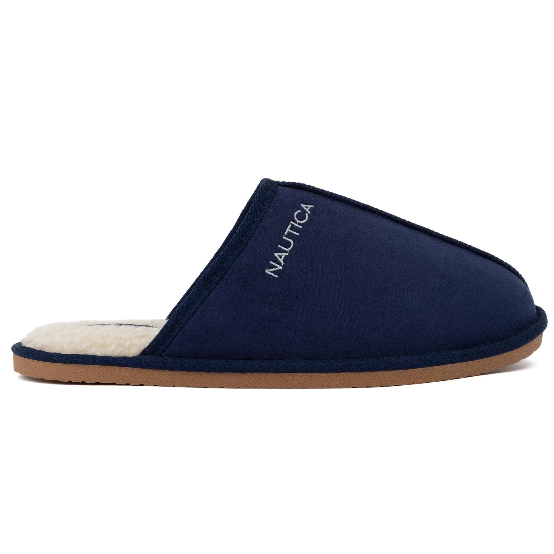 Pantuflas para Hombre Nautica con Forro de Piel Sintética - Cómodas y Abrigadas