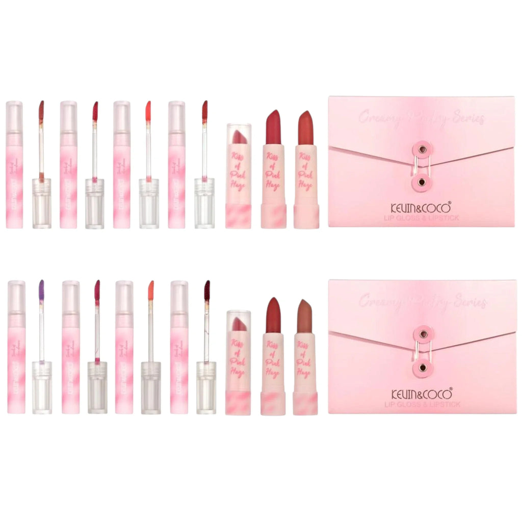 Set de Labial y Gloss Creamy Poetry Kevin & Coco