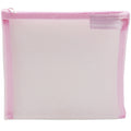 Estuche de Maquillaje de Malla Rosa Pequeño