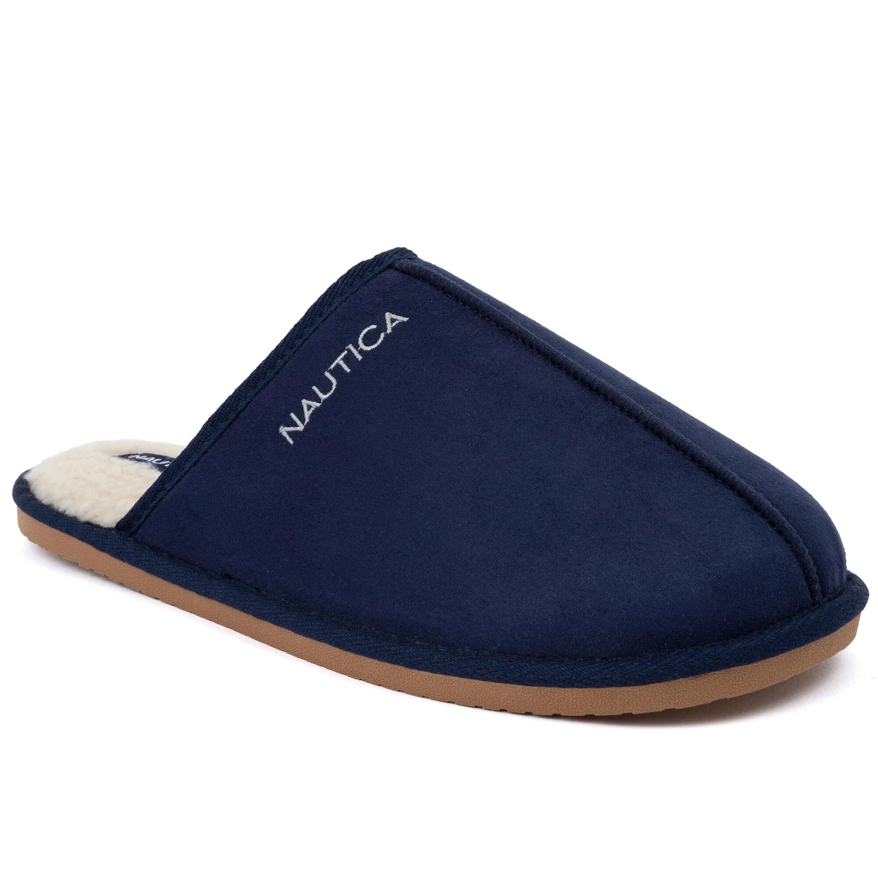 Pantuflas para Hombre Nautica con Forro de Piel Sintética - Cómodas y Abrigadas