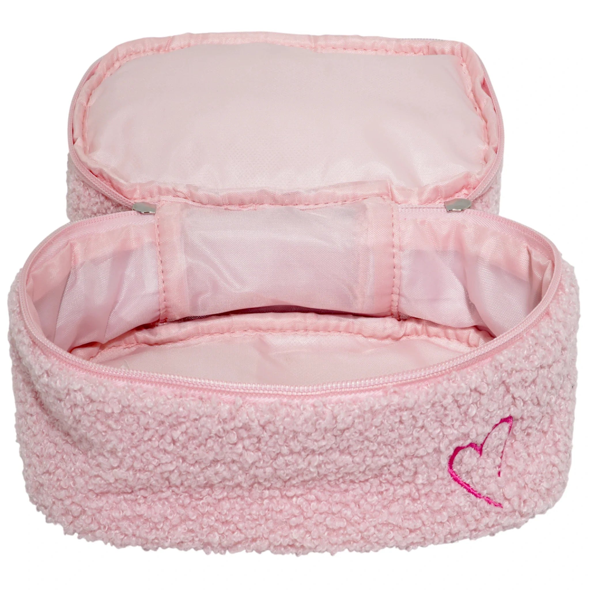 Bolso de Maquillaje Rosa con Asa – Beauty Creations
