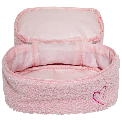 Bolso de Maquillaje Rosa con Asa – Beauty Creations