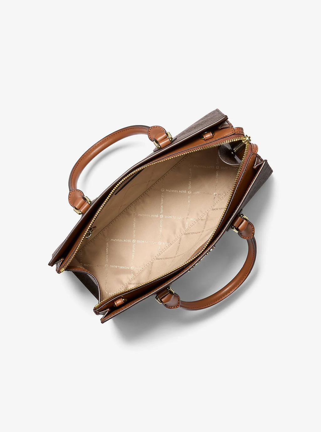 Bolso Satchel Mediano Michael Kors Sheila con Logo - Elegante y Espacioso