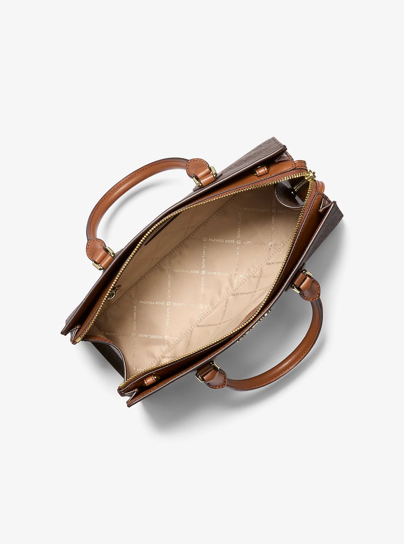 Bolso Satchel Mediano Michael Kors Sheila con Logo - Elegante y Espacioso