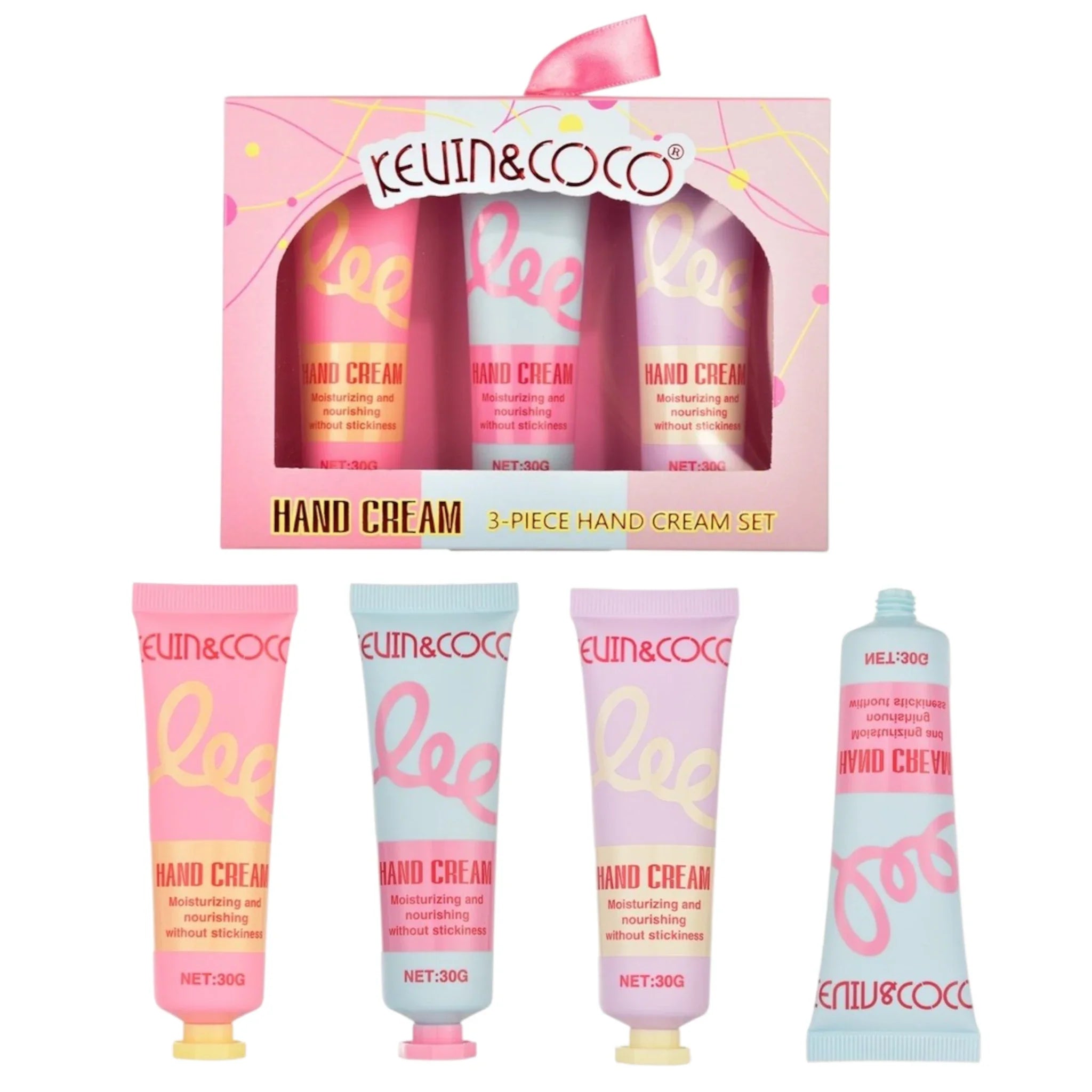 Set de 3 Cremas de Manos Kevin & Coco