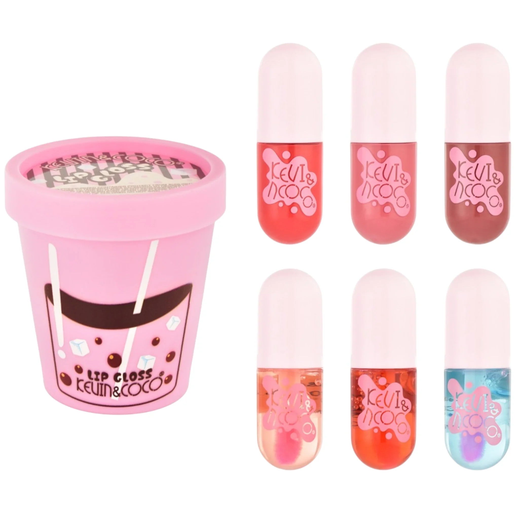Kit de Brillos Labiales – Kevin & Coco