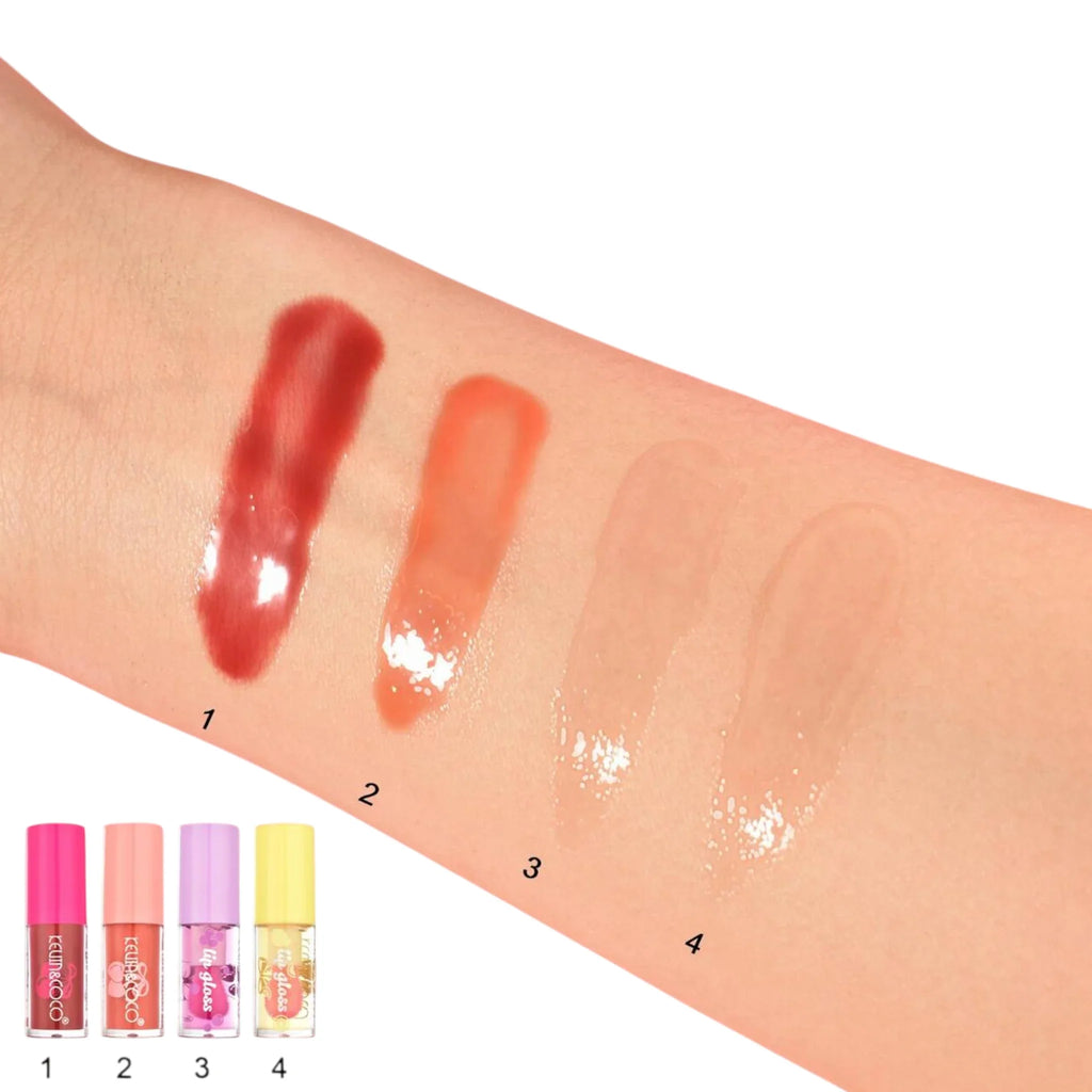 Set de 4 Brillos Labiales Soda – Kevin & Coco